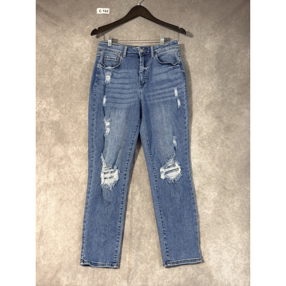 Wax Jeans High Rise Skinny Med Wash Jeans Women's Size 8/29